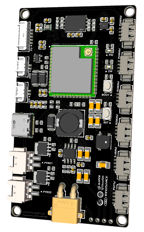 ALTIS AI3 비행 컴퓨터 PCB